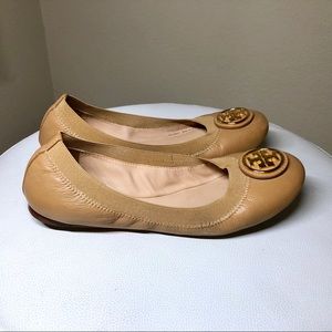 Tory Burch nude flats